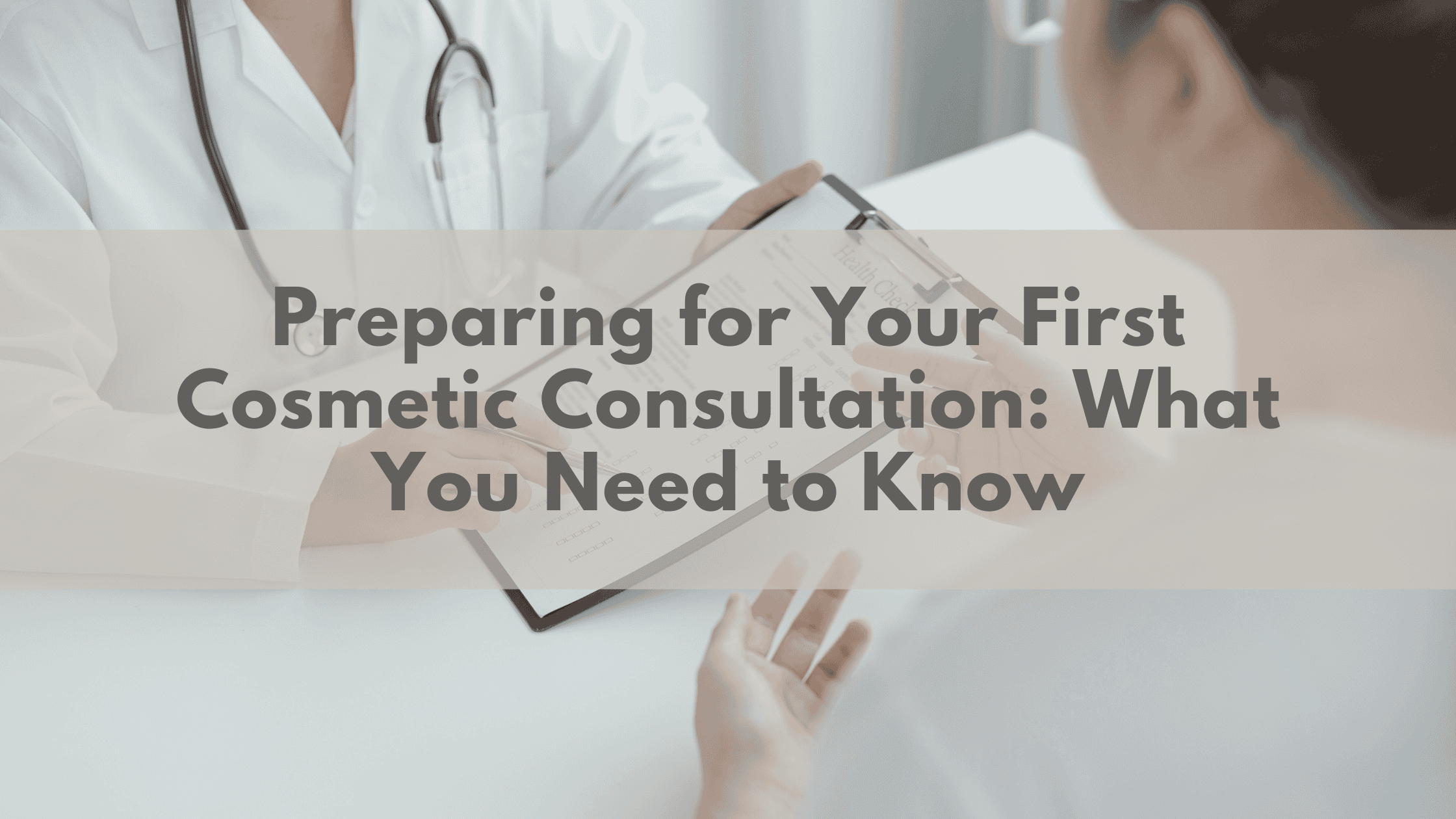 Preparing for Your First Cosmetic Consultation: What You Need to Know | Plexus South Yarra